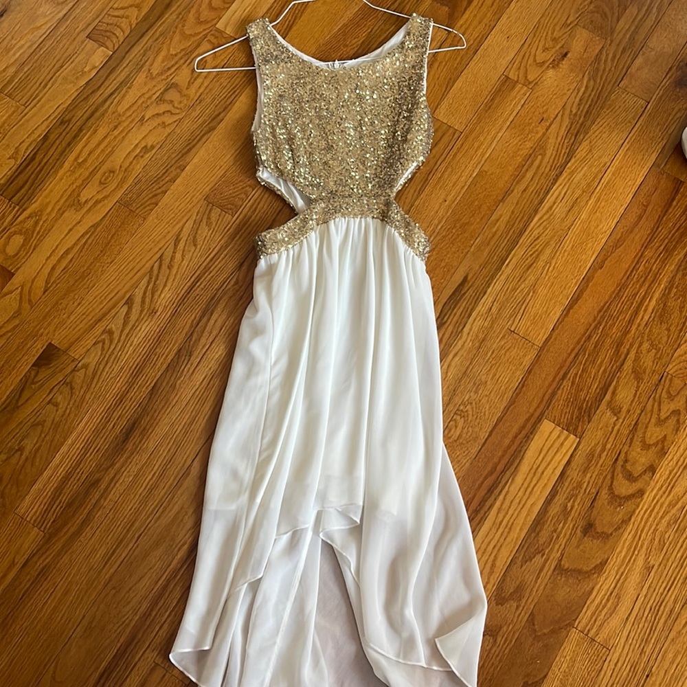 High Low Sequin Dress